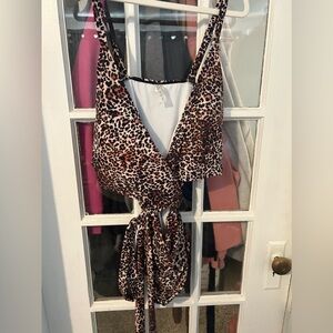 Amazon Plus Size Wrap Around One Piece